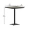 Flash Furniture 32in Square Gray Wash Bar Height Poly Slat Table XU-HW1045-3232-GY-GG - alternate 7
